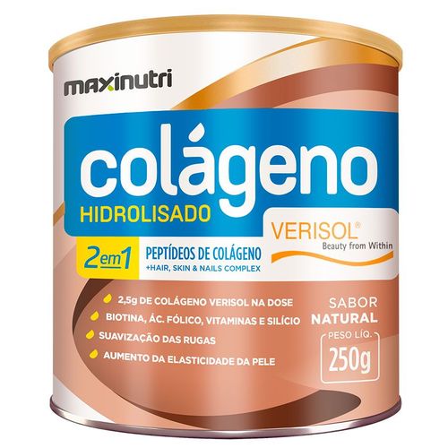 Tudo sobre 'Colágeno Hidrolisado Verisol® em Pó Alta Absorção Maxinutri'