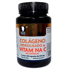 Colágeno Hidrolisado + Vitamina C 400mg - 100 Cápsulas