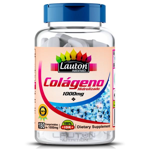 Colageno Hidrolizado 1000mg 180 Comprimidos Lauton