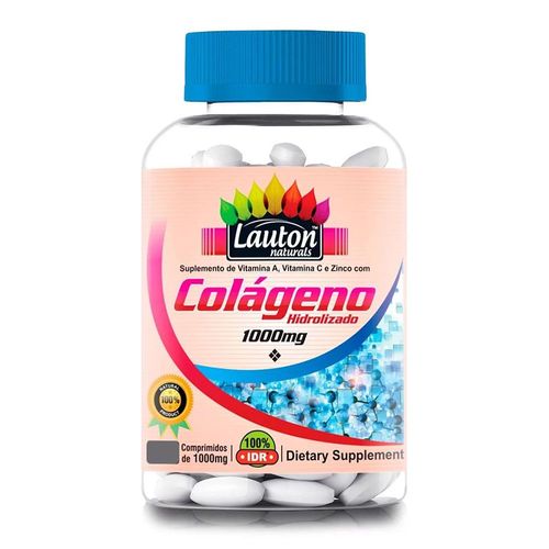 Colágeno Hidrolizado 1000mg - 60 Comprimidos - Lauton Naturals