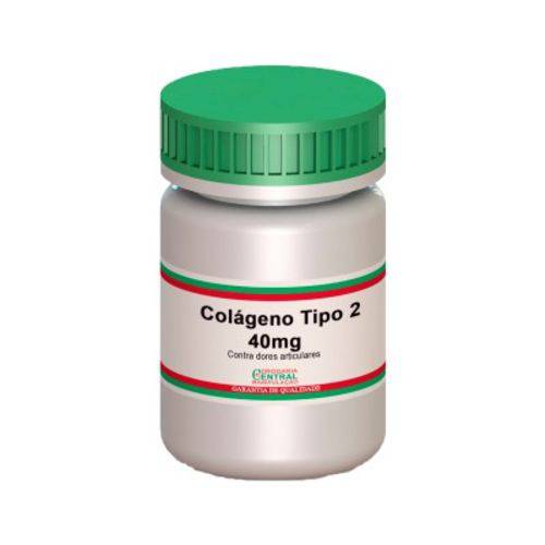 Colágeno Tipo 2 40mg com 30 Cápsulas Contra Dores Articulares
