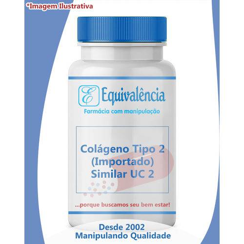 COLÁGENO TIPO II - (IMPORTADO) SIMILAR UC II - 40 Mg - 30 Cápsulas