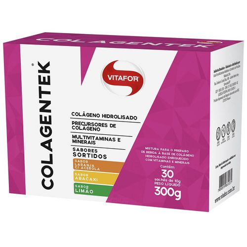 Colagentek 30g (300g) 30 Unidades - Vitafor