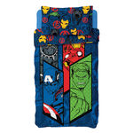 Colcha Dupla Face Solteiro Estampada Bouti Avengers Lepper