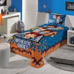 Colcha Infantil Lepper Authentic Games Matelassê 150x210cm Azul