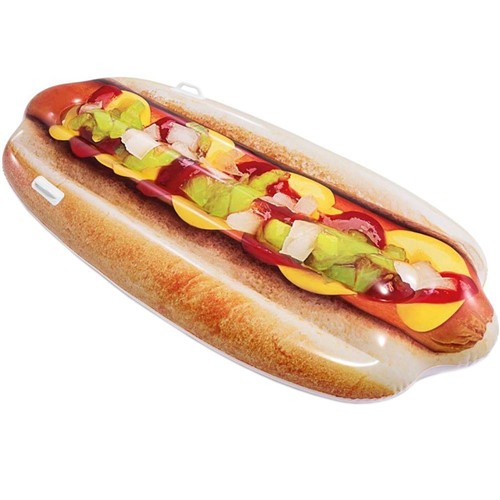ColchÃ£o InflÃ¡vel para Piscina Hotdog Â Intex - Multicolorido - Dafiti