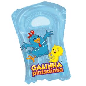 Colchão Inflável Dican Galinha Pintadinha 1324 - Azul/Amarelo