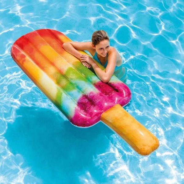 Colchão Inflável para Piscina Picolé Colorido 58766 - Intex