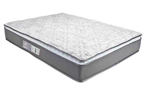 Colchao Casal Trade Bonnel Pillow Top One Side 138X188x30 Cm Luckspuma