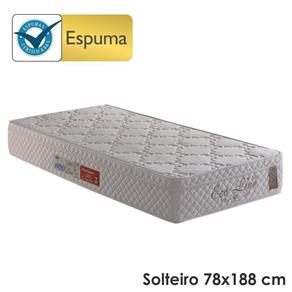 Colchão Solteiro Espuma D40 Ecoline C/ Sistema Antiácaro, Antifungo e Antialérgico – (78x188x25 Cm)