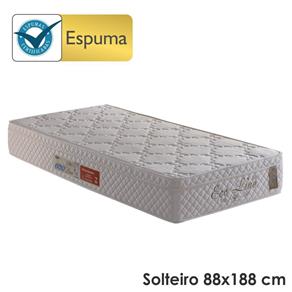 Colchão Solteiro Espuma D40 Ecoline C/ Sistema Antiácaro, Antifungo e Antialérgico – (88x188x25 Cm)