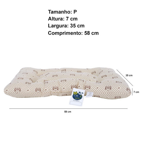Colchonete Cat & Dog Comfort Tricoline Tamanho P