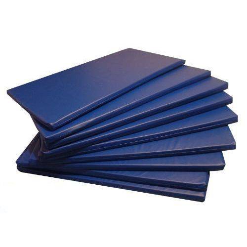 Kit 10 Colchonetes para Academia e Ginástica em Courvin Cor Azul Espuma D28 - 0,90x0,40x0,03