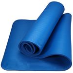 Colchonete Tapete Pilates Yoga 10 Mm Azul