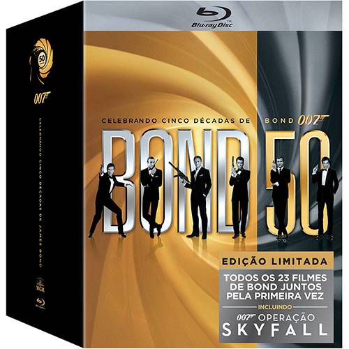 Tudo sobre 'Coleção Blu-Ray 007 Celebrando Cinco Décadas de Bond - Incluindo 007 Operação Skyfall (23 Discos)'