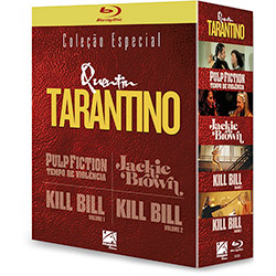 Coleção Blu-ray Tarantino: Pulp Fiction, Jackie Brown, Kill Bill 1 e 2 (4 Discos)