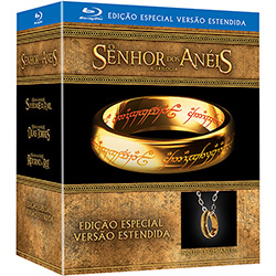 Coleção Blu-ray Trilogia o Senhor dos Anéis - Edição Especial Estendida + Réplica do Anel do Filme (6 Discos em Blu-ray + 9 DVDs)