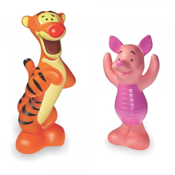 Coleção Bonecos de Vinil - Disney - Pooh - Tigrão e Leitão - Líder - Lider