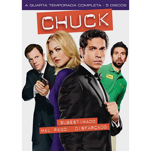 Tudo sobre 'Coleção DVD Chuck - a 4ª Temporada Completa (5 DVDs)'