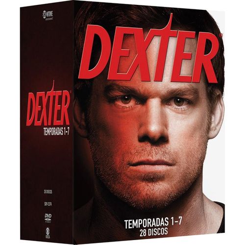 Coleção DVD Dexter 1ª a 7ª Temporada (28 Discos)
