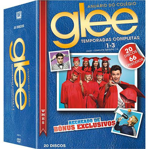 Coleção Dvd Glee 1ª a 3ª Temporada (20 Discos)