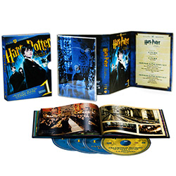 Coleção DVD Harry Potter e a Pedra Filosofal (4 DVDs) + Livro