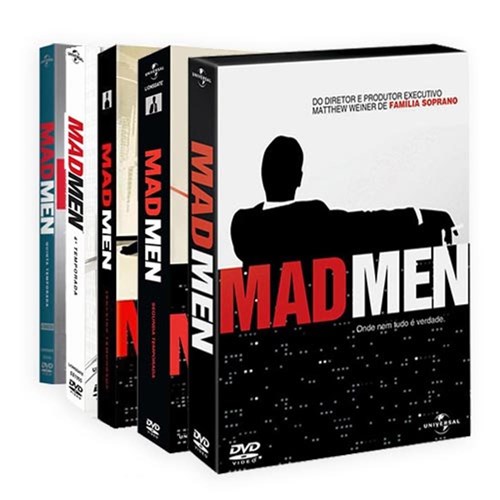 Coleção Dvd Mad Men 1ª a 5ª Temporada (20 Discos)