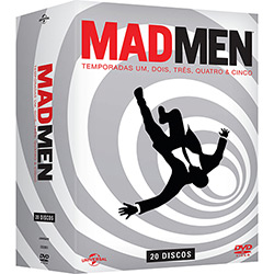 Coleção DVD Madmen 1ª a 5ª Temporada (20 Discos)