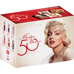 Tudo sobre 'Coleção DVD Marylin Monroe 50 Anos - Edição Comemorativa (13 Discos)'