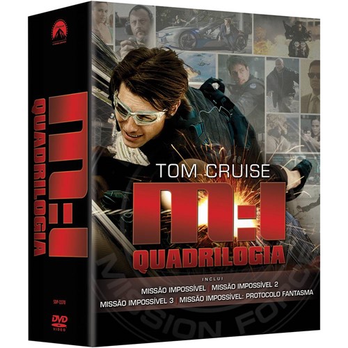 Coleção DVD Missão Impossivel - Quadrilogia (4 DVDs)