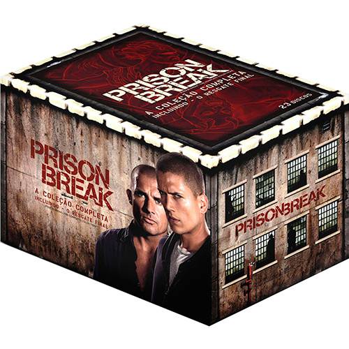 Tudo sobre 'Coleção Dvd Prison Break 1ª a 4ª Temporada + o Resgate Final (23 Discos)'