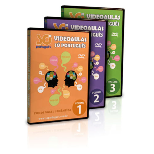 Coleção 3 DVD Videoaulas só Português