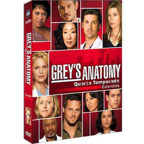 Box DVD - Grey's Anatomy - 4º Temporada (5 Discos)