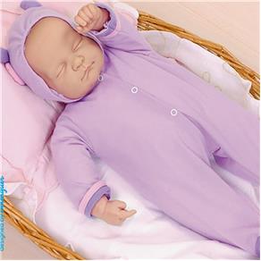 Coleção Ninos Bebê Dormindo Branco com Mecanismo - Cotiplás