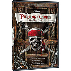 Coleção Quadrilogia Piratas do Caribe (4 DVDs)