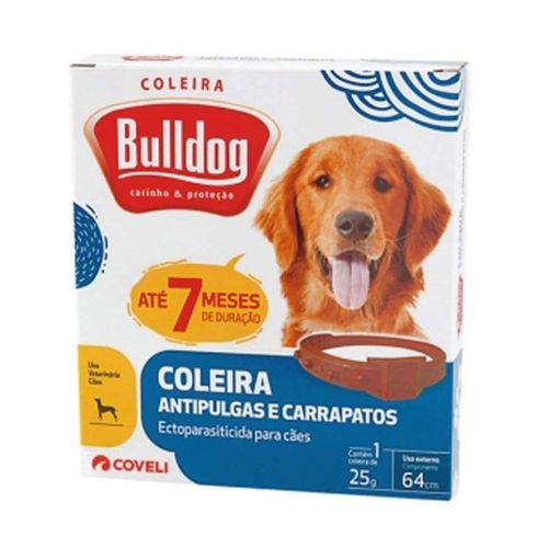 Coleira Anti Pulgas Bulldog 25g
