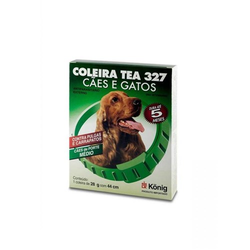 Tudo sobre 'Coleira Anti Pulgas E Carrapatos Konig - Tea 327'