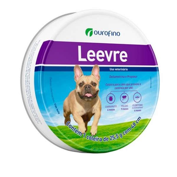 Coleira Antiparasitária Ourofino Leevre para Cães