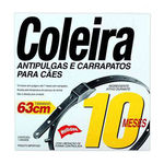 Coleira Antipulgas e Carrapatos Collar Pequenos Médios 63cm