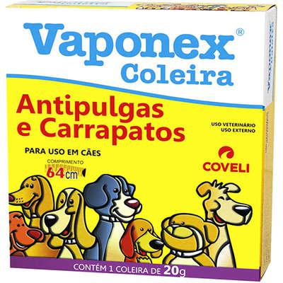 Coleira Antipulgas e Carrapatos para Cães Vaponex - Coveli