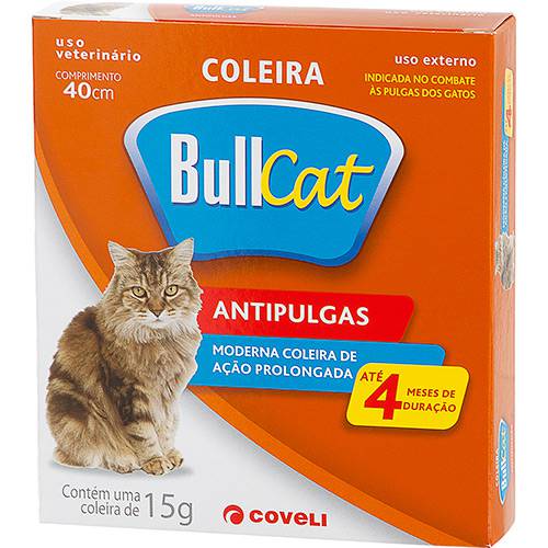 Coleira Antipulgas P/ Gatos - Bullcat