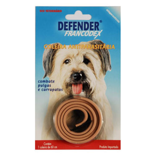 Coleira Antipulgas para Cães Virbac Defender Francodex Bege