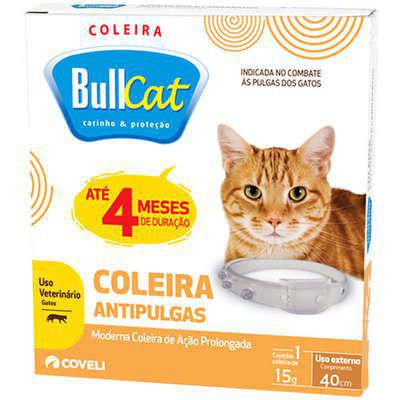 Coleira Antipulgas para Gatos Bullcat - Coveli