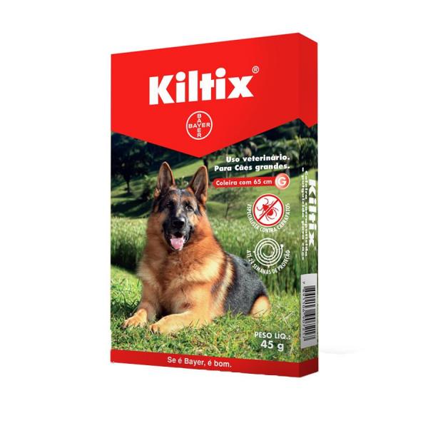 Coleira Kiltix (G) Contra Carrapato Cães Acima de 20 Kg - Bayer