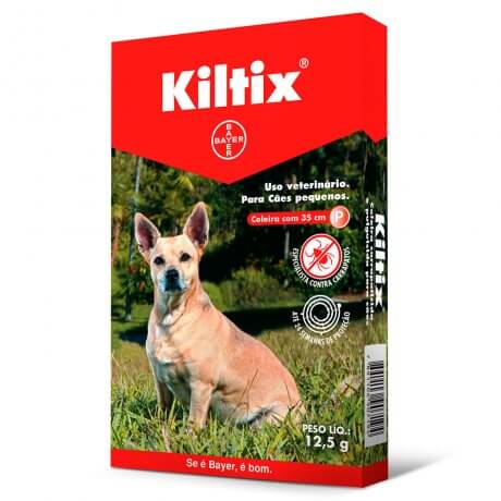 Coleira Kiltix (P) Contra Carrapato Cães Até 8 Kg - Bayer -