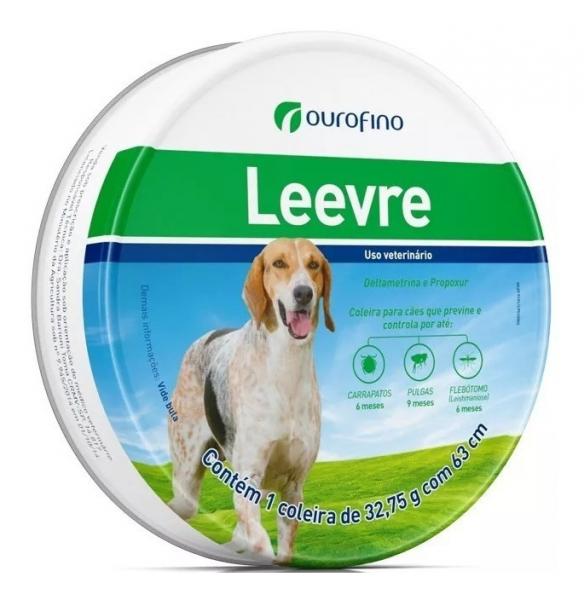 Coleira Ourofino Leevre para Cães - Grande 63 Cm - Ouro Fino