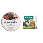 Coleira Seresto Antiplugas G + Drontal Plus 35 Kg BAYER