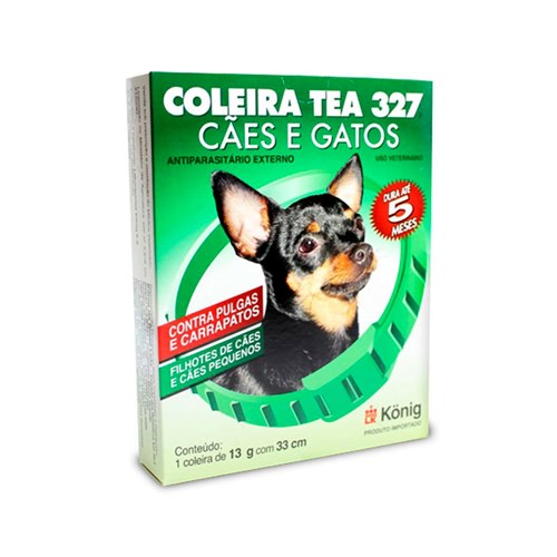 Coleira Tea 327 Cachorro 13Gr König - 33 Cm