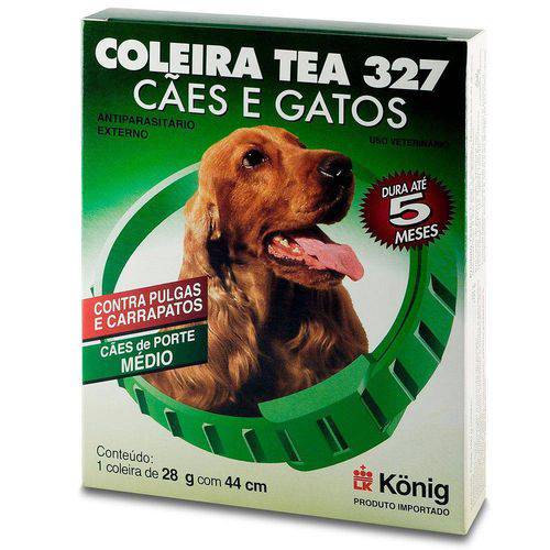 Coleira Tea Cães e Gatos -28g com 44cm
