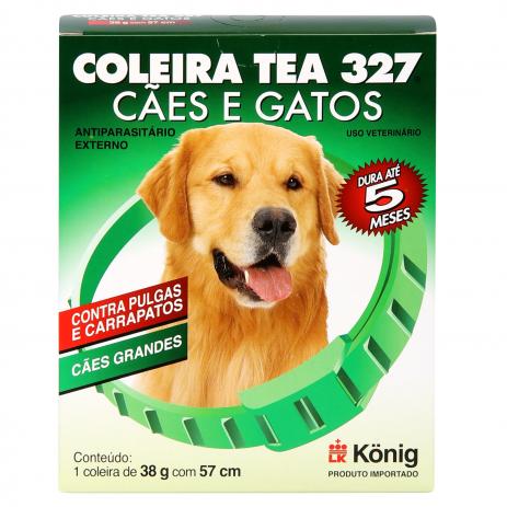 Coleira Tea Cães e Gatos - 38g com 57cm